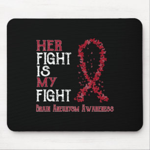 Kampf ist mein Kampf gegen das Aneurysma-Bewusstse Mousepad