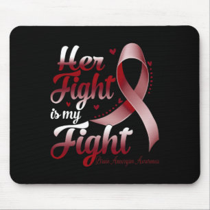 Kampf ist mein Kampf gegen das Aneurysma-Bewusstse Mousepad