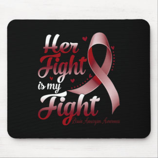 Kampf ist mein Kampf gegen das Aneurysma-Bewusstse Mousepad