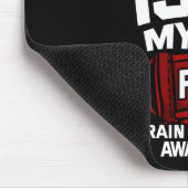 Kampf ist mein Kampf gegen das Aneurysma-Bewusstse Mousepad (Ecke)