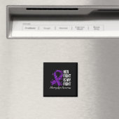 Kampf ist mein Kampf gegen Fibromyalgie Bewusstsei Magnet (In Situ (Geschirrspüler))