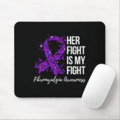 Kampf ist mein Kampf gegen Fibromyalgie Bewusstsei Mousepad (Mit Mouse)
