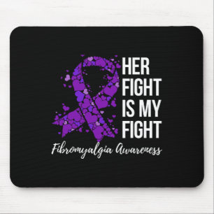 Kampf ist mein Kampf gegen Fibromyalgie Bewusstsei Mousepad