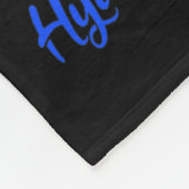 Kampf ist mein Kampf gegen Hydrocephalus Awareness Fleecedecke (Ecke)