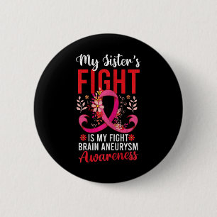 Kampf ist mein Kampf Hirnaneurysma Bewusstsein Gra Button
