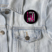 Kampf ist mein Kampf Ich trage rosa Mama Brustkreb Button (Beispiel)