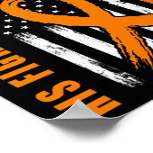 Kampf ist mein Kampf Kleiner Junge Sohn Leukemia A Poster (Ecke)