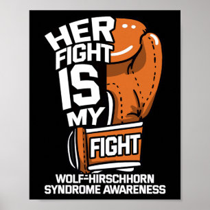 Kampf ist mein Kampf Wolf-hirschhorn-Syndrom Poster