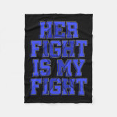 Kampf ist mein Patient, der Ataxie-Bewegungsstörun Fleecedecke (Vorderseite)