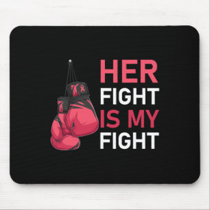 Kampf ist meine Brustkrebs-Bewusstseinsfamilie Mousepad