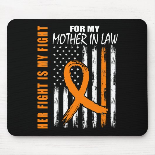 Kampf ist meine Kampfermutter im Gesetz Leukämie B Mousepad (Vorne)