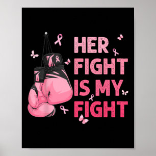 Kampf ist meine Unterstützung zur Sensibilisierung Poster