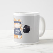 Kampf ist Real Jumbo-Tasse (Vorderseite Rechts)