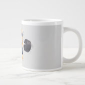 Kampf ist Real Jumbo-Tasse (Rechts)