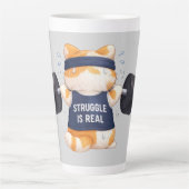 Kampf ist Real Milchtasse (Vorderseite)