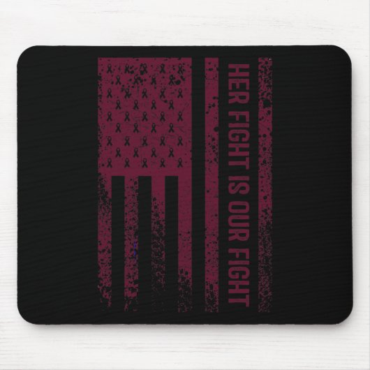 Kampf ist unser Kampf gegen das Aneurysma-Bewussts Mousepad (Vorne)