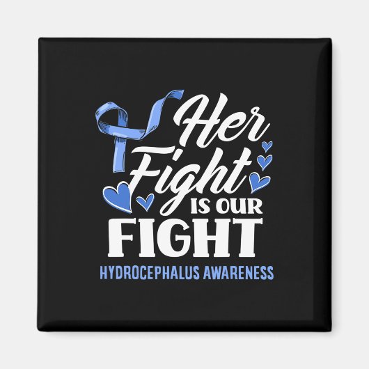 Kampf ist unsere Kampflöte Hydrocephalus Awarenes Magnet (Vorne)
