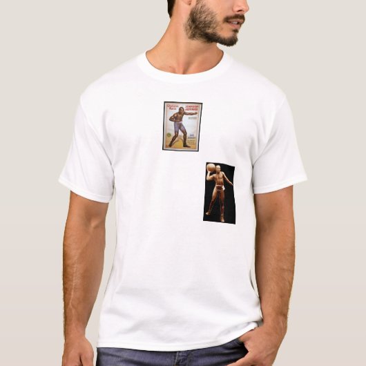 Kampf Jack-Johnsons 1910 T-Shirt (Vorderseite)