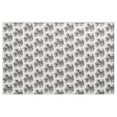 Kampf japanischer Samurai-Krieger Fabric Stoff (Yard (91,4 cm))