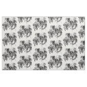 Kampf japanischer Samurai-Krieger Fabric Stoff (Fat Quarter (45,7 x 55,9 cm))