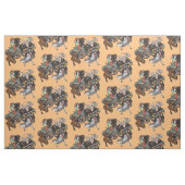 Kampf japanischer Samurai-Krieger Fabric Stoff (Fat Quarter (45,7 x 55,9 cm))