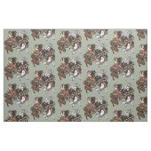 Kampf japanischer Samurai-Krieger Stoff (Fat Quarter (45,7 x 55,9 cm))