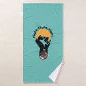 Kampf, Kampf, Kampf Badehandtuch (Badehandtuch)