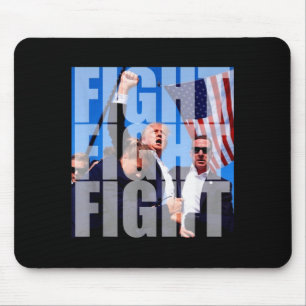 Kampf Kampf Kampf Für Donald Trump 2024 Usa Wahl Mousepad