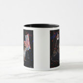 Kampf, Kampf, Kampf, Trump - die Tasse der Faust P (Zentrum)