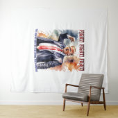 Kampf! Kampf! Kampf! Trump-Legende Wandteppich (Beispiel (Horizontal))