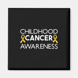 Kampf Kinderkrebs Bewusstsein Goldene Schleife für Magnet