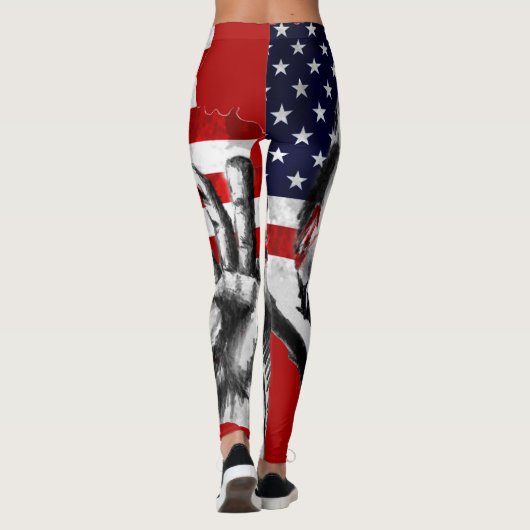 Kampf Leggings (Rückseite)
