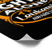 Kampf - Leukämie Bewusstsein Poster (Ecke)