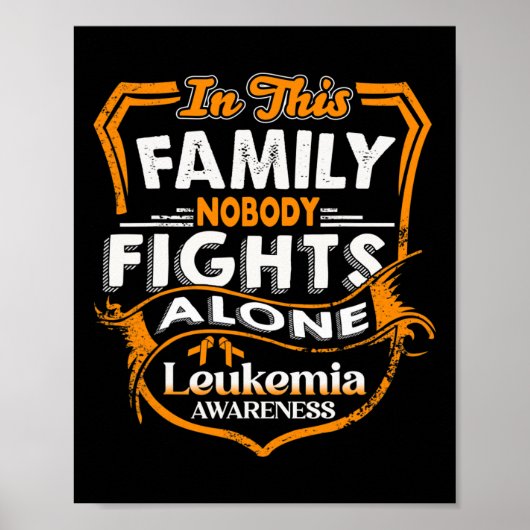 Kampf - Leukämie Bewusstsein Poster (Vorne)