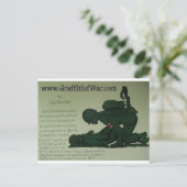 Kampf-Mediziner-Gebets-Postkarte Postkarte (Stehend Vorderseite)