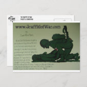 Kampf-Mediziner-Gebets-Postkarte Postkarte (Vorne/Hinten)