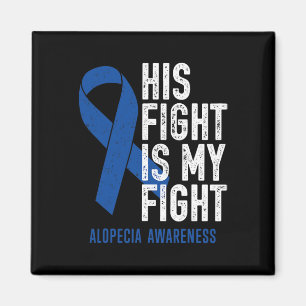Kampf meine Familie Unterstützung Alopezie Areata Magnet