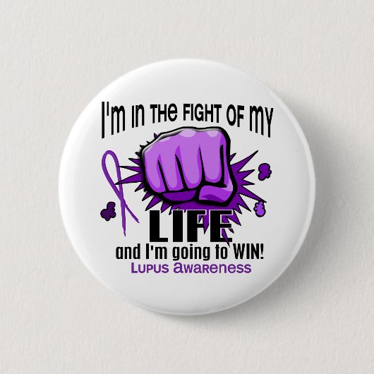 Kampf meines Leben2 Lupus Button (Vorderseite)
