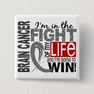 Kampf meines Leben-Hirntumors Button