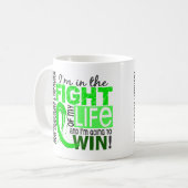 Kampf meines Leben-Non-Hodgkins Lymphoms Kaffeetasse (Vorderseite Links)