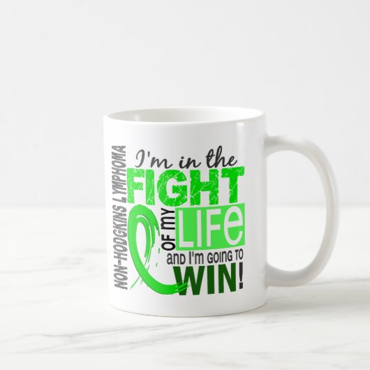 Kampf meines Leben-Non-Hodgkins Lymphoms Kaffeetasse (Rechts)