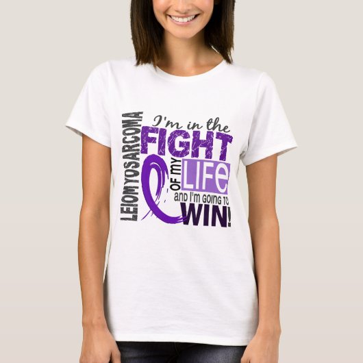 Kampf meines Lebens Leiomyosarcoma T-Shirt (Vorderseite)