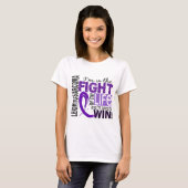 Kampf meines Lebens Leiomyosarcoma T-Shirt (Vorne ganz)