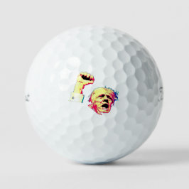 Kampf mit Donald Trump Golf Balls Golfball