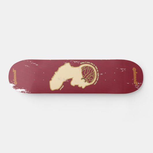 Kampf oder Flucht Skateboard (Horizontal)