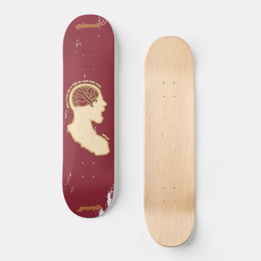 Kampf oder Flucht Skateboard (Vorderseite)