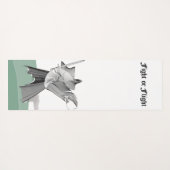Kampf oder Flug eines digitalen Kriegers Yogamatte (Rückseite (Horizontal))