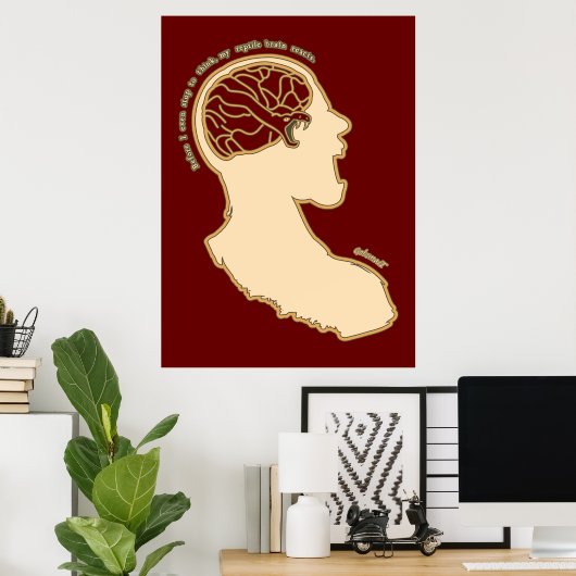 Kampf oder Flug Poster (Heimbüro)