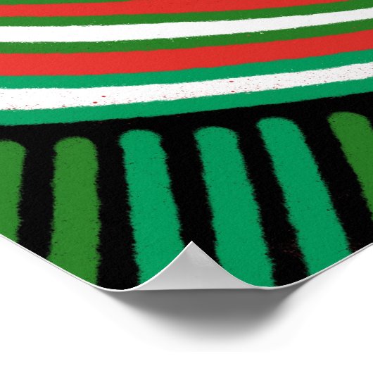 Kampf Progress Douglass Zitat Handschrift Poster (Ecke)