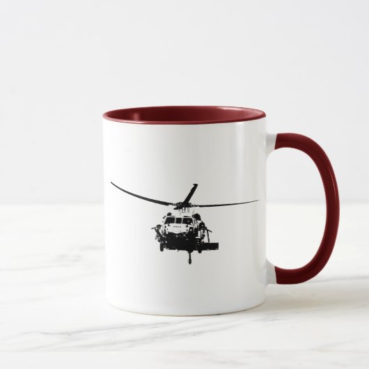 Kampf-Rettung | pflastern Falke-Tasse Tasse (Rechts)